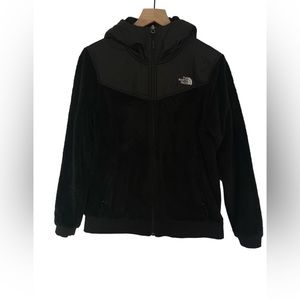 The North Face Teddy Fleece Black Zip up with hood